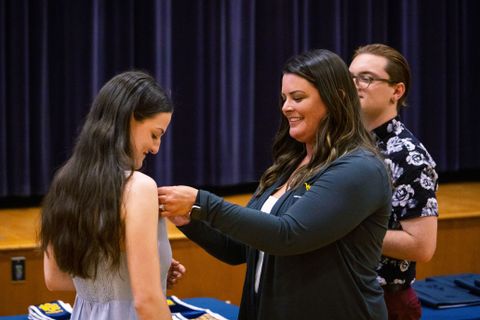 2023 Project 168 induction ceremony pinning
